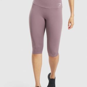 NWT Gymshark Training Cropped Leggings in Rose